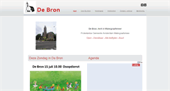 Desktop Screenshot of kerkdebron.org