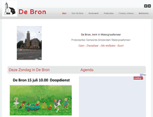 Tablet Screenshot of kerkdebron.org